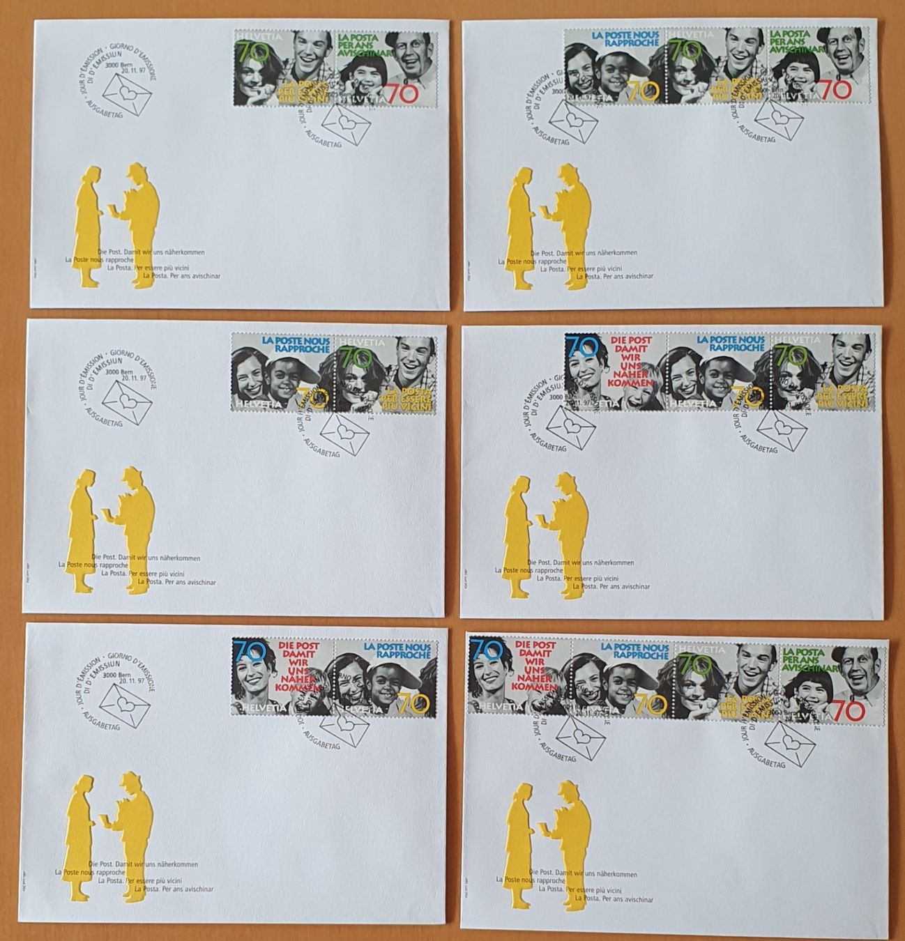 Tutti i francobolli: 5 Serien - FDC Zusammenhängend – Usato da Kreuzlingen venduto da Rschweiz1 4