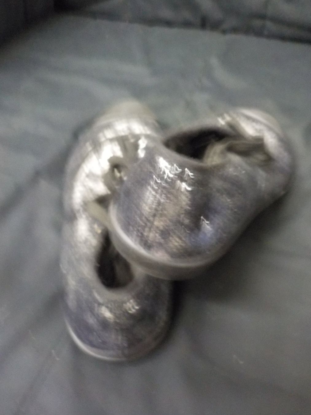 Damenschuhe: silbrige Halbschuhe – Neu (gemäss Beschreibung) aus Muri b. Bern von Silberdolphin 1