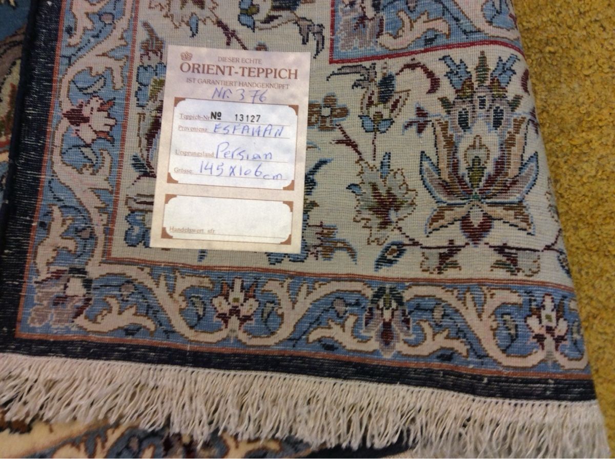 Tappeti: Persischer Orientteppich, Isfahan Bildteppich! N 375 – Usato da Zürich venduto da Hemmat 6