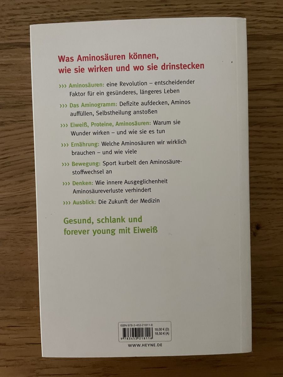 Livres: Dr. med. Ulrich Strunz Die Aminorevolution Buch – Neuf (Voir description) à Bäretswil par Evamaria1 1