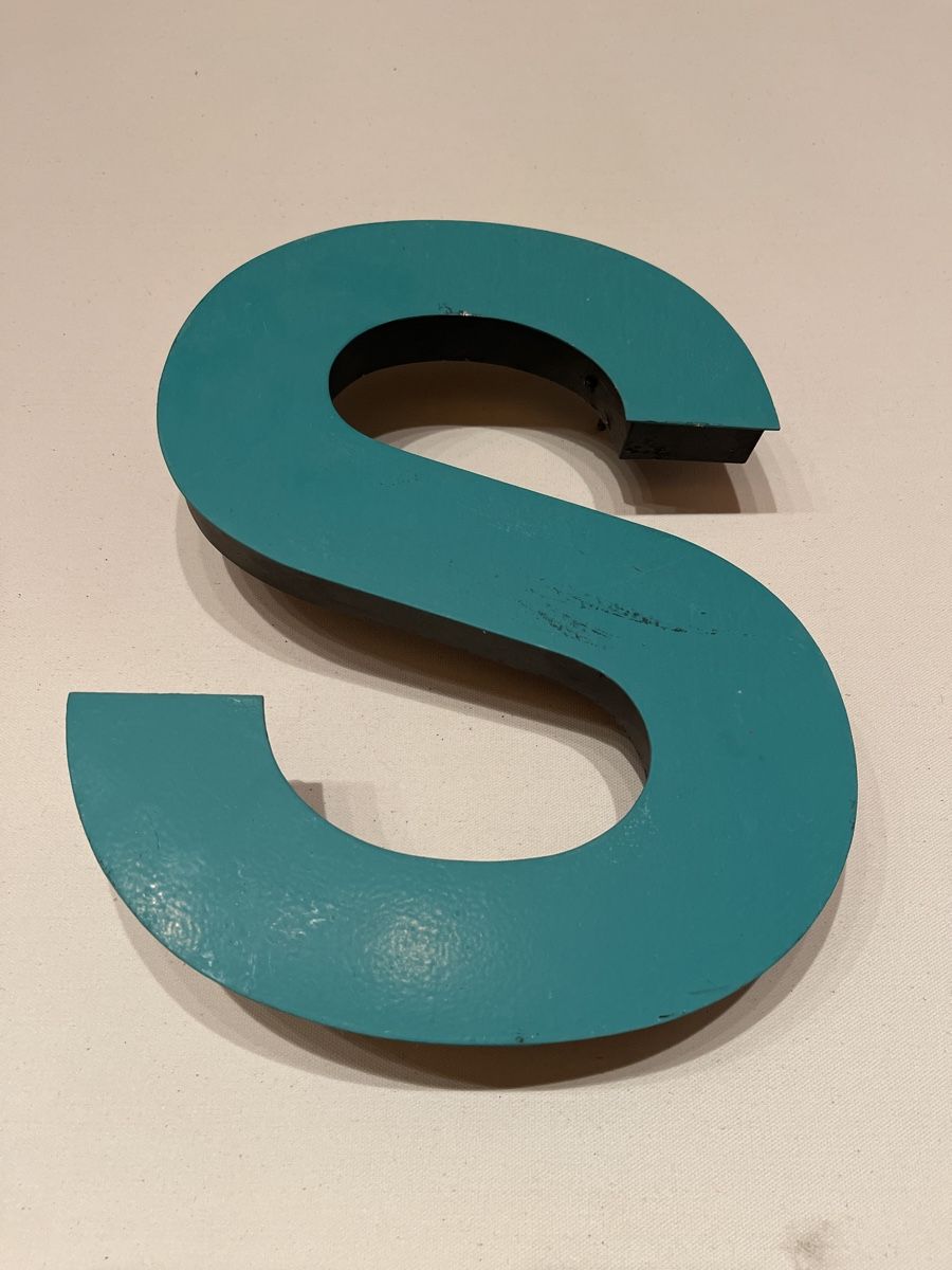 Toutes les décorations: Alublech-Buchstabe S – D'occasion à Thalwil par alfons03
