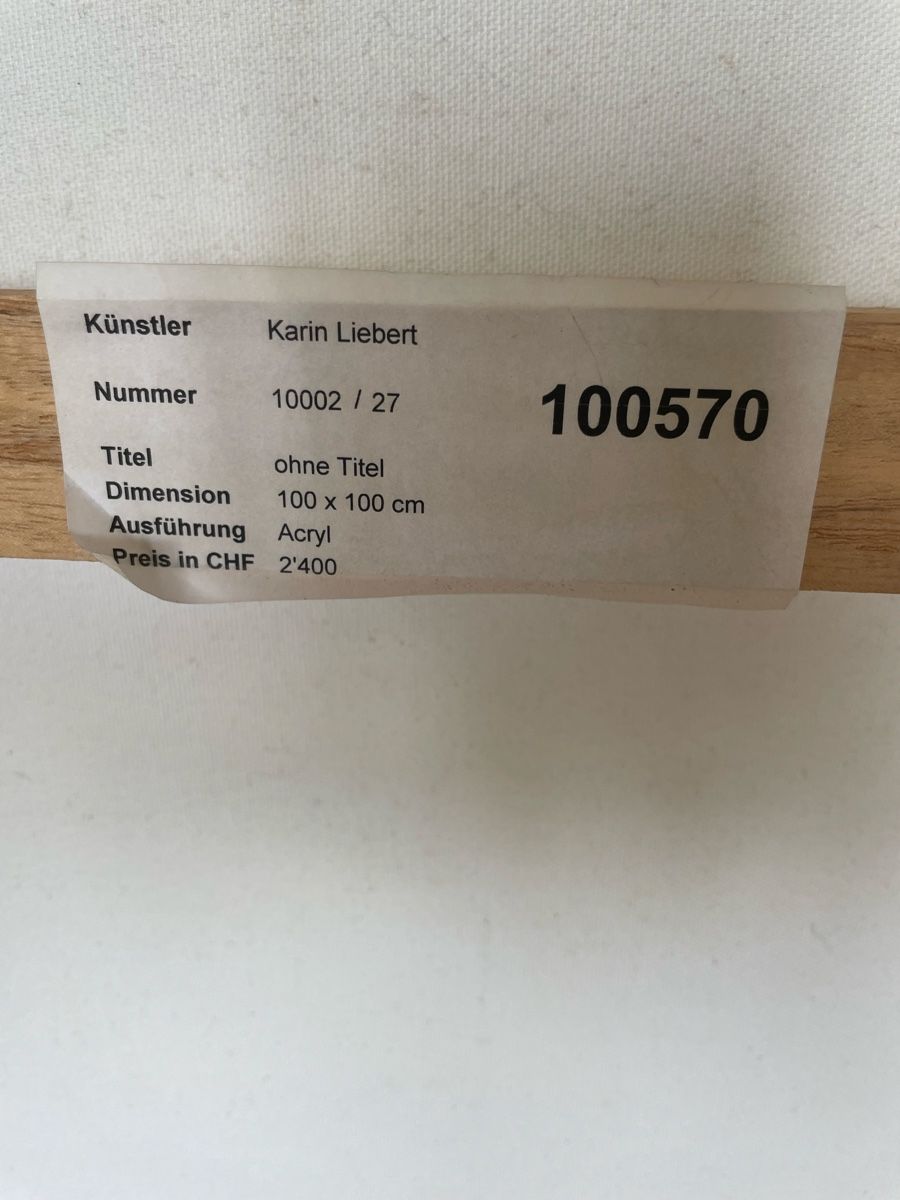 Dipinti: Bild Gemälde Karin Liebert Acryl auf Leinwand – Usato da Zürich venduto da Lupini 3