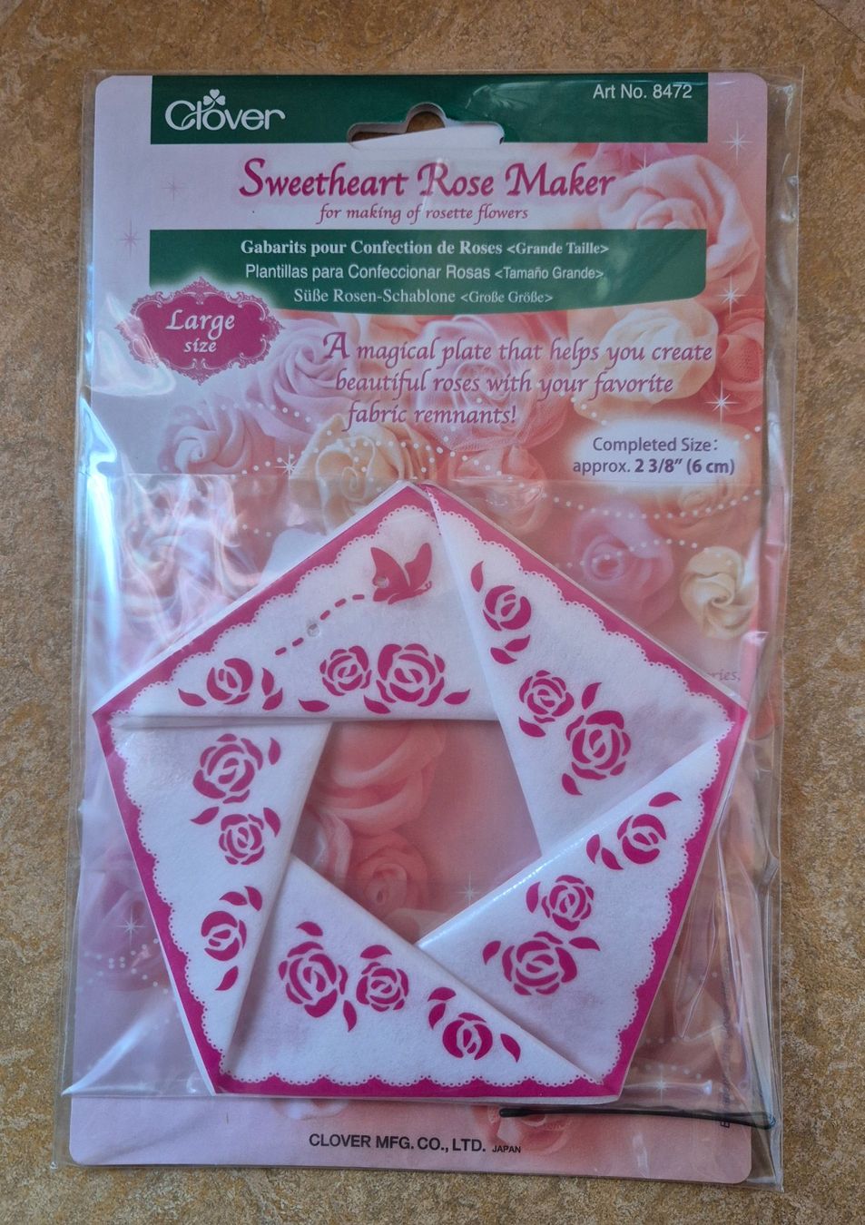 Sciablone: Clover Schablone Rose – Nuovo e nell'imballaggio originale da Emmenbrücke venduto da Levira8