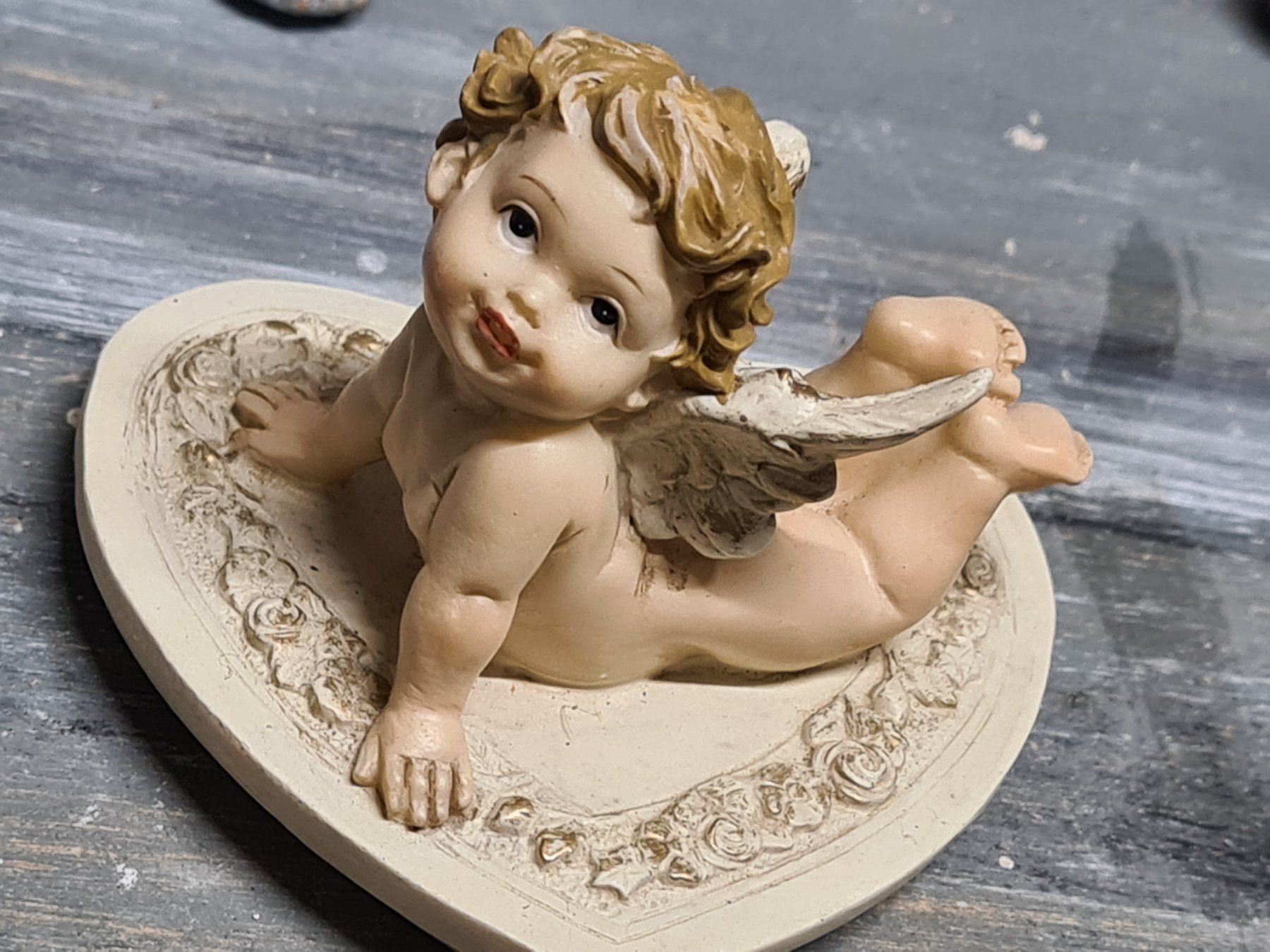Statuette: Engelsfigur, ca. 9x8 cm – Usato da Amriswil venduto da kleindeko