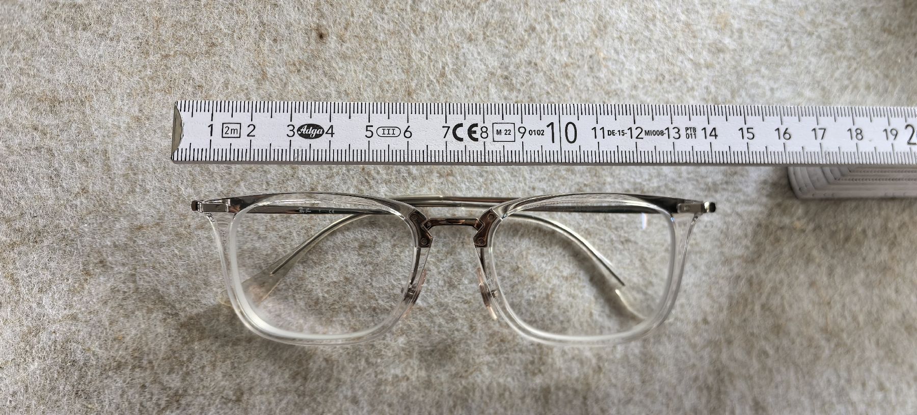 Ray-Ban Brille, Modell RB 7141, transparent, neuwertig (Neu (gemäss ...