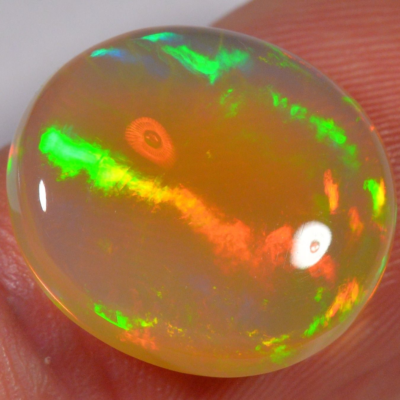 Edelsteine: 7.9 Karat - Ovaler Äthiopischer Welo Opal – Neu (gemäss Beschreibung) aus Rüti ZH von DeinOpal 1