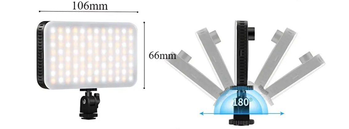 Lampen: Selfie Licht Panel mit Klammer Telefonhalter 120LEDs – Neu und originalverpackt aus Châtelaine von topshop.switzerland 3