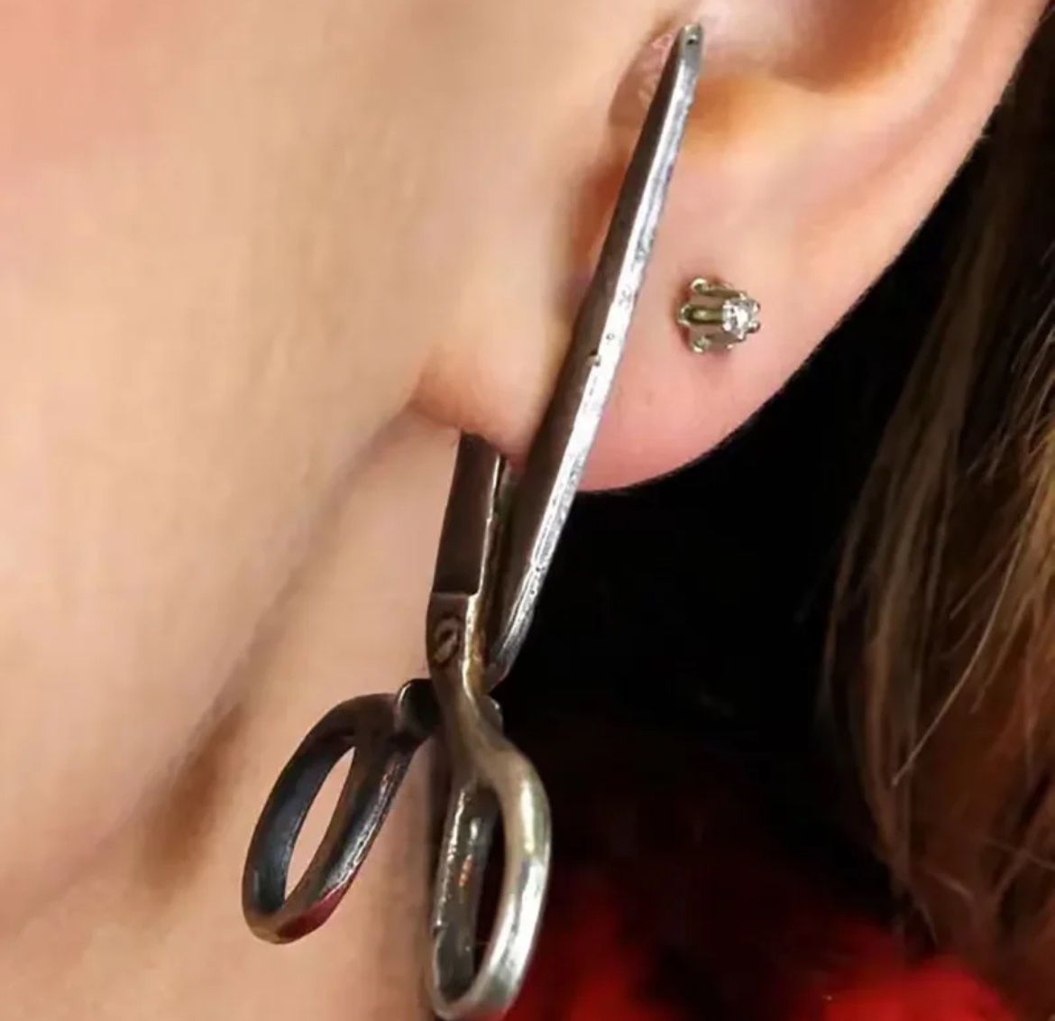 Ohrringe & -stecker: Ohrringe Scheren – Neu (gemäss Beschreibung) aus Gams von Mariawicca 2