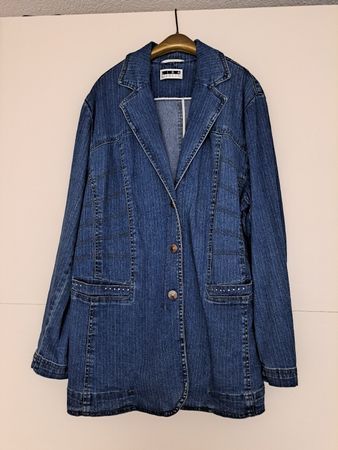 Lisa Marlen Jeans Blazer blau in gutem Zustand Grösse 46