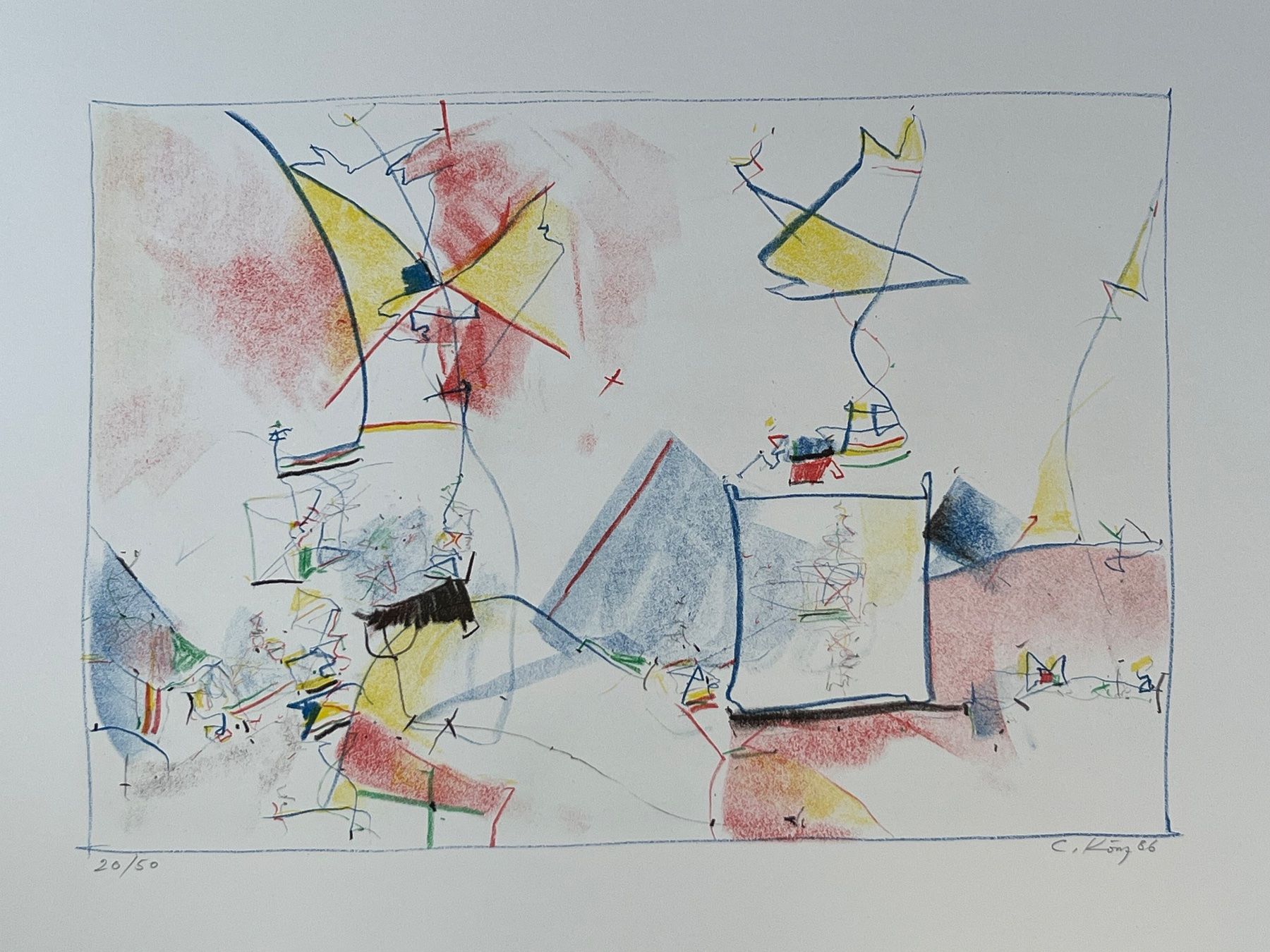 Grafica & Litografie: Constant Könz top Lithografie – Nuovo (secondo la descrizione) da Vaduz venduto da Unikate-Markt 1