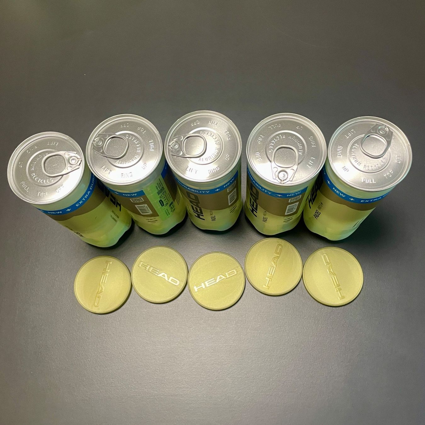 Head Palloni: 5 Dosen HEAD PRO S+ mit je 3 Padelbällen – Nuovo e nell'imballaggio originale da Aarburg venduto da jimmy1978 1