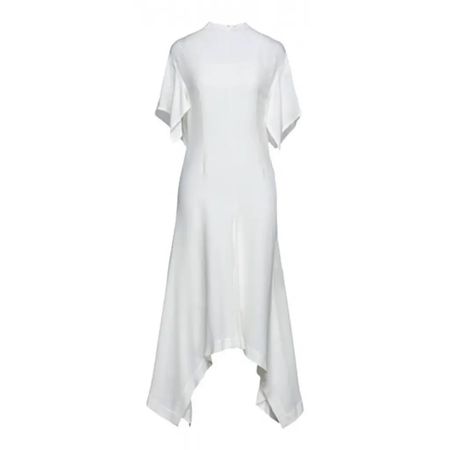 Loewe Ivory Silk Dress, Size 38