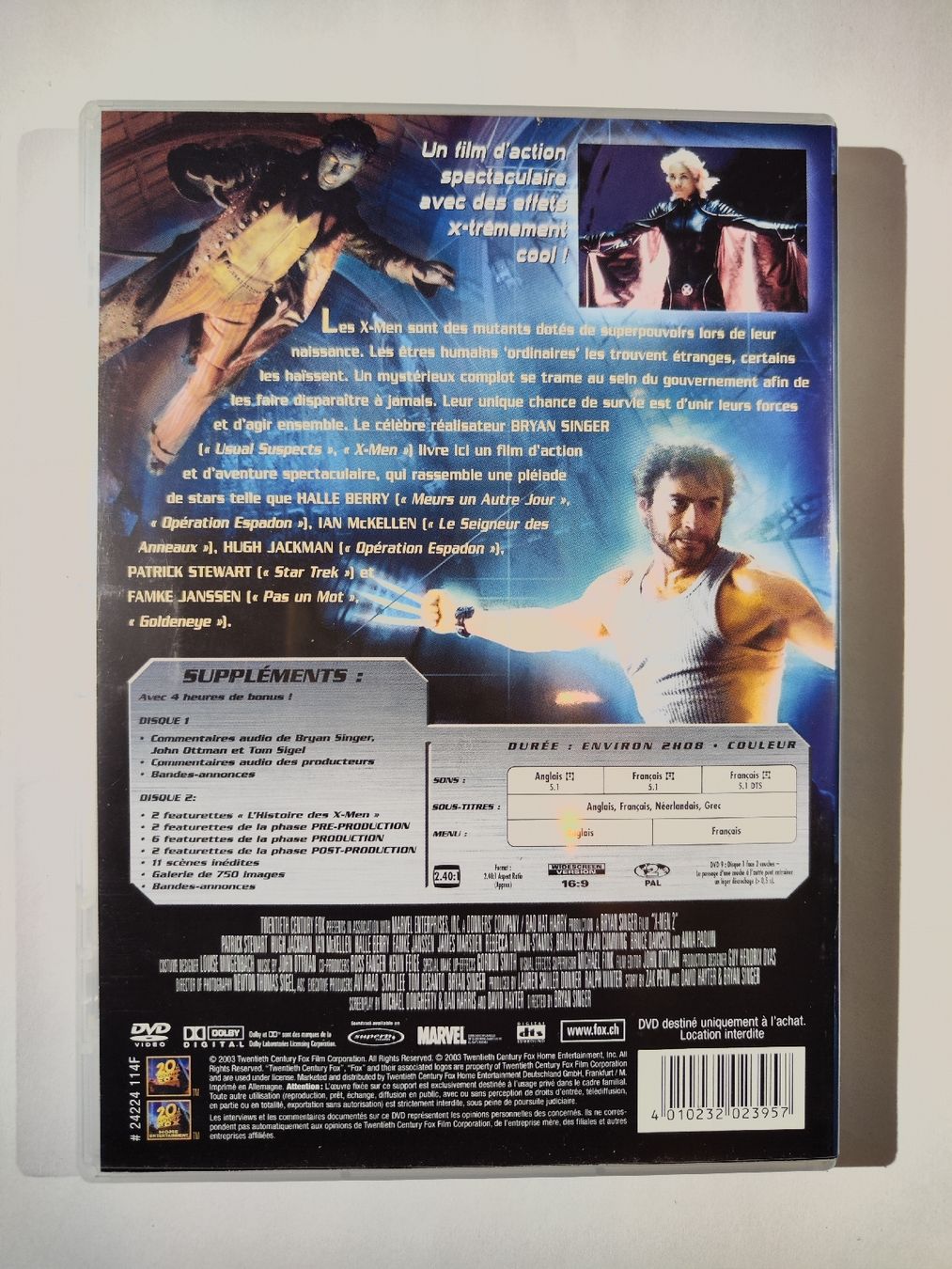 Alle DVDs: DVD - X-Men 2 – Gebraucht aus Commugny von Teksen 1