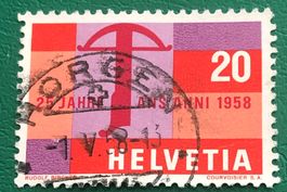 CH Briefmarken Vollstempel   