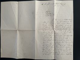 August Alioth – Brief 1847 Eidg. Generalstab Sonderbundzeit