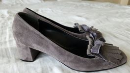 Kennel & Schmenger Wildleder Pumps Grau, Gr. 39,5 NP 200.-