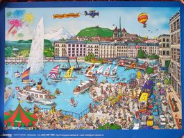 Affiche Genève Tourisme 1999 Plakat