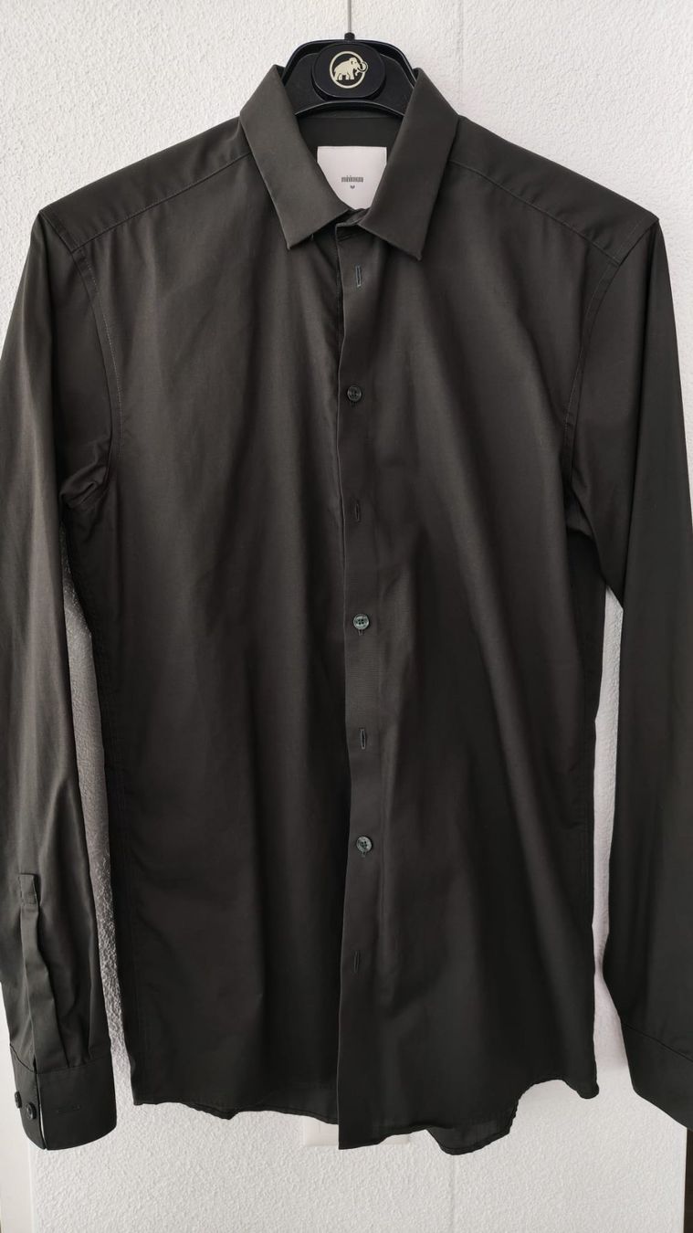 Camicie: Herren Hemd Minimum, dark olive Grösse S neuwertig – Usato da Bürglen UR venduto da Fedier1990