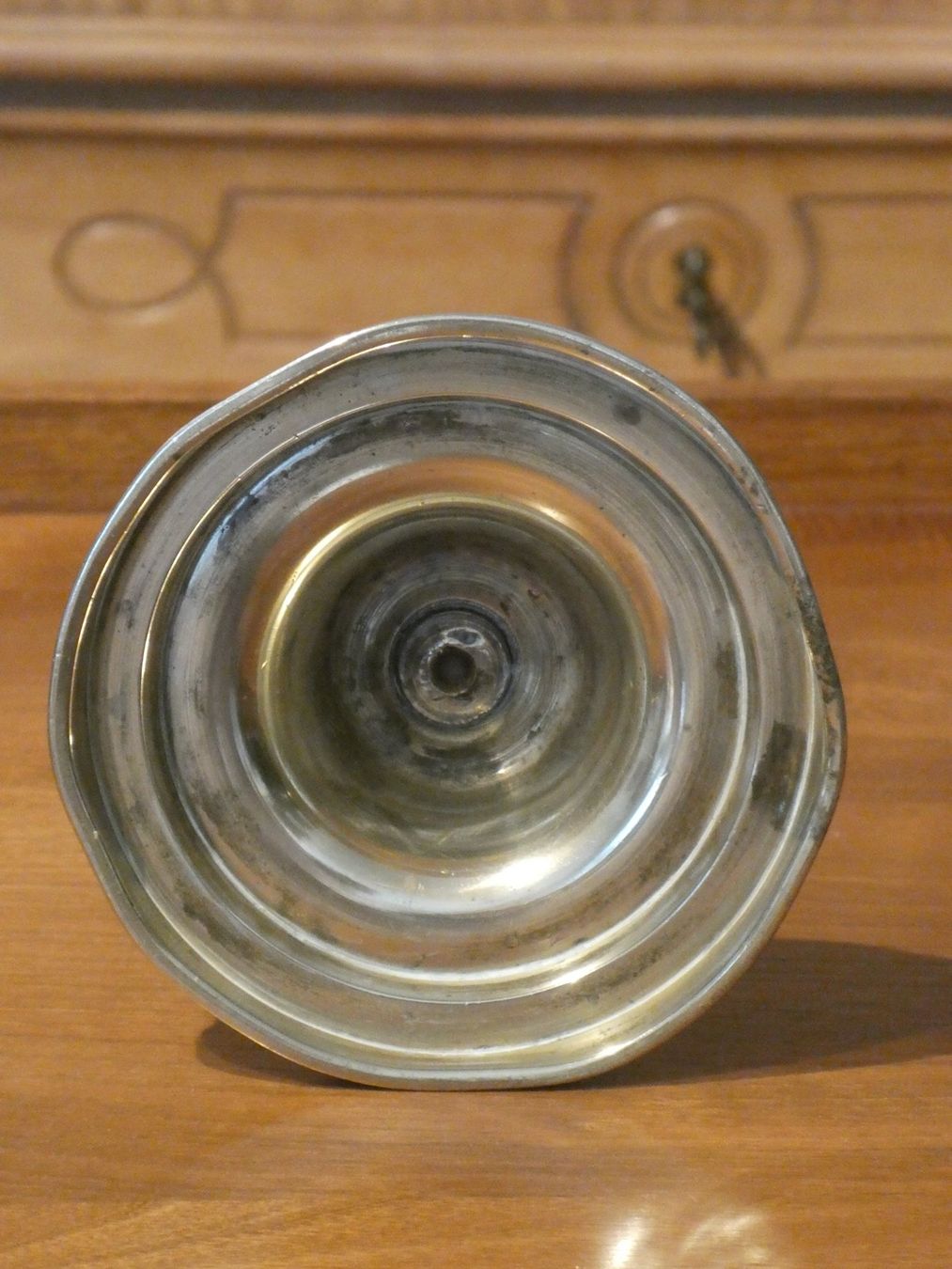 Kerzenständer: Antiker Biedermeier Kerzenständer aus Messing – Gebraucht aus Basel von Robyn 6