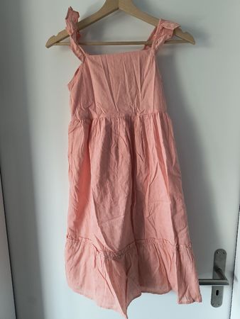 Kleid apricot Gr.146 (M) guter Zustand