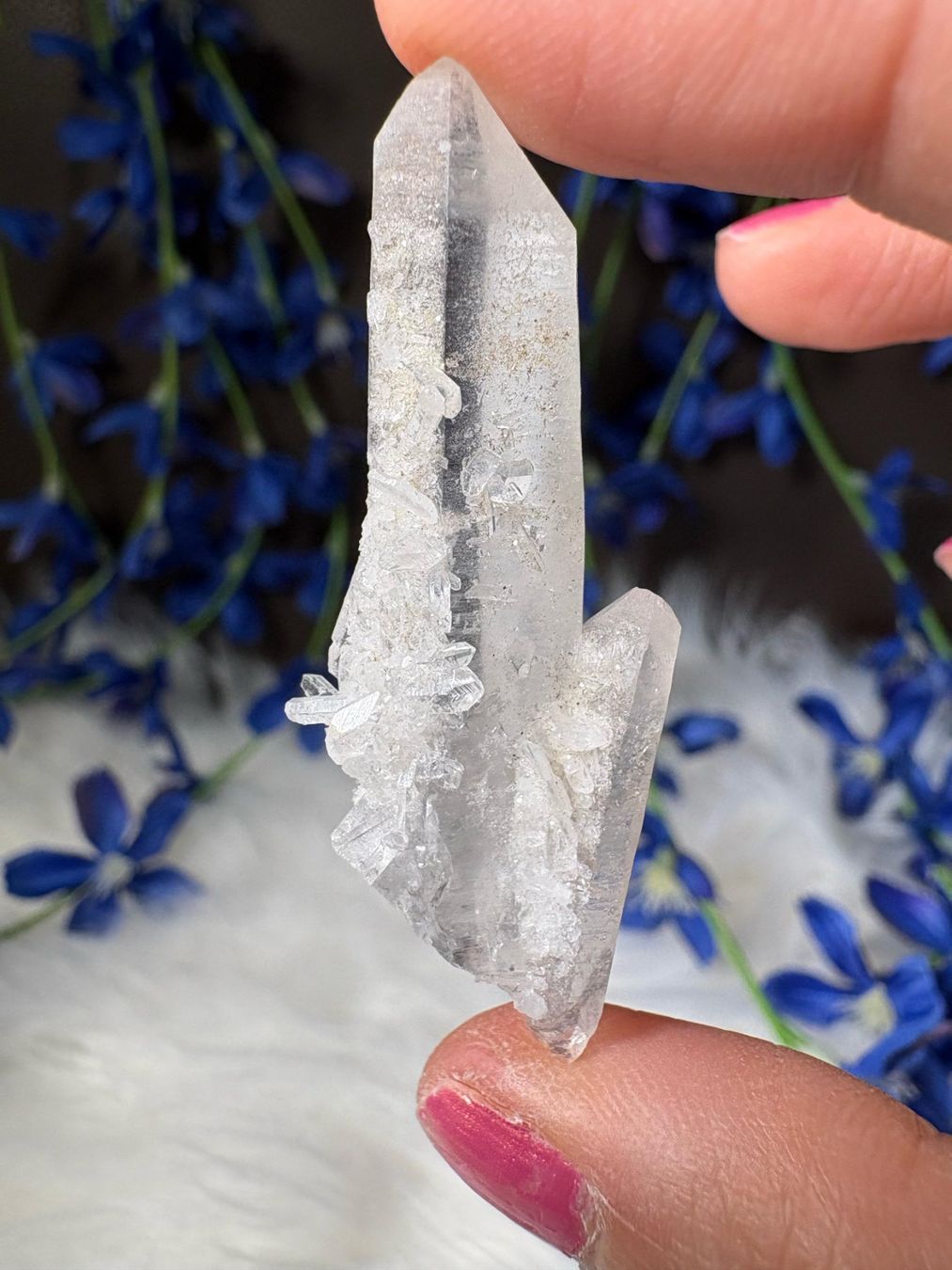 Mineralien & Heilsteine: Kolumbianischer Lemurian-Quarz-Cluster – Neu (gemäss Beschreibung) aus Neuheim von m.hald 1
