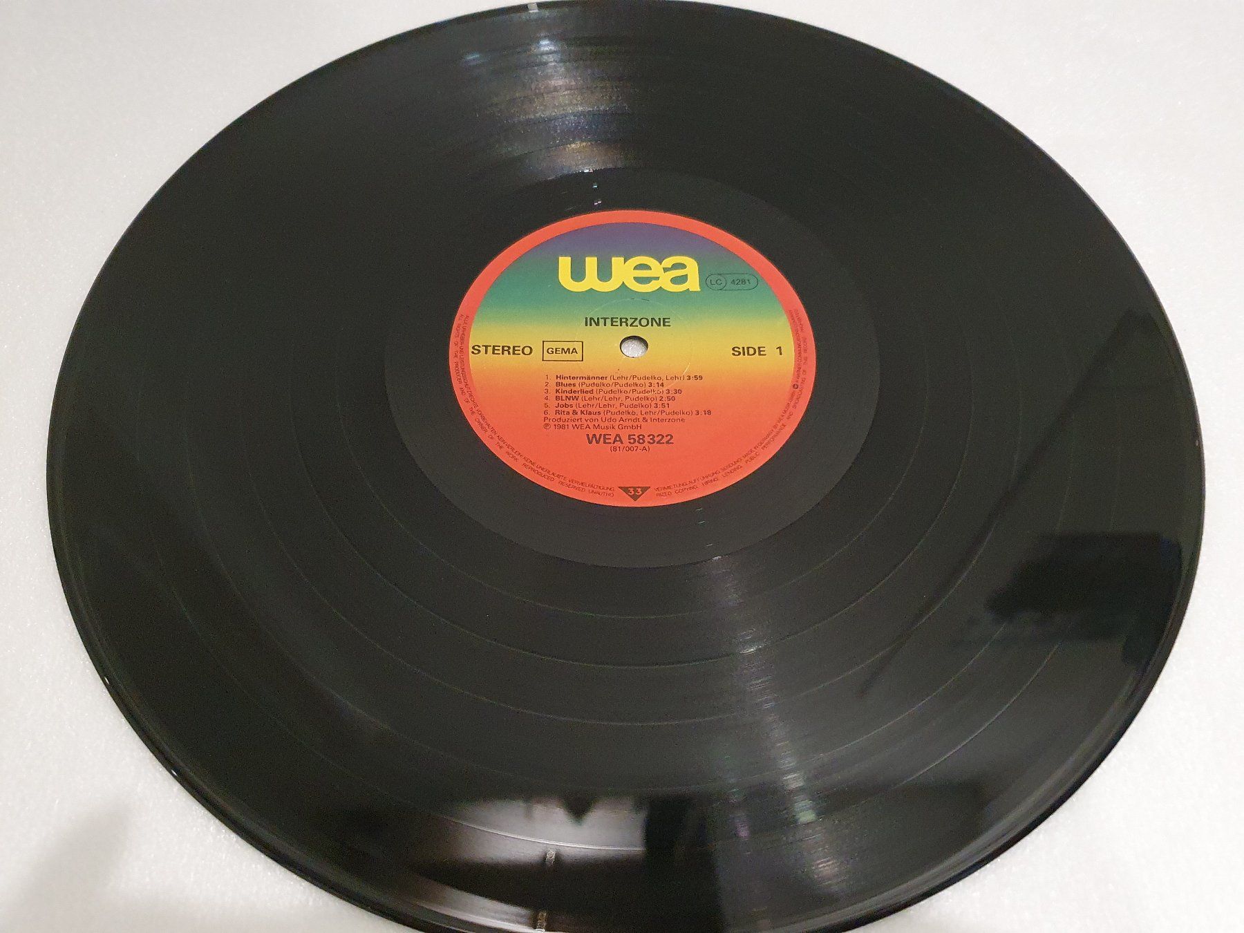 Dischi in vinile: Interzone – Interzone – Usato da Uster venduto da Vinyl-Leidenschaft 4