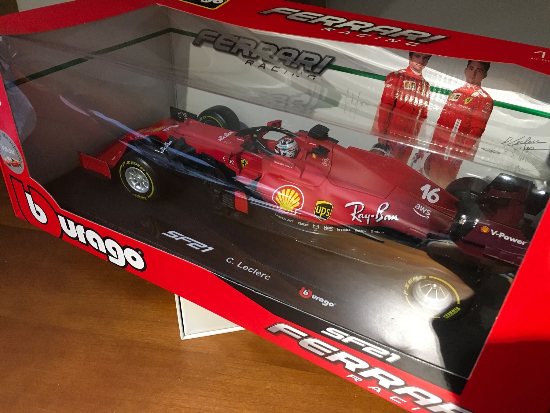 Ferrari Modellini d'auto: F1 Ferrari SF21 C. Leclerc 1/18 – Nuovo (secondo la descrizione) da Wohlen AG venduto da PrivatSammlung 2
