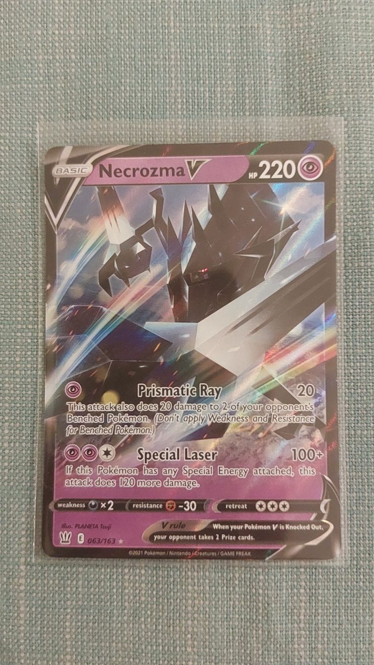 Pokémon Carte collezionabili: Necrozma V Battle Styles – Nuovo (secondo la descrizione) da Bellinzona venduto da Pagur
