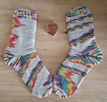 Handgestrickte Socken Gr. 38