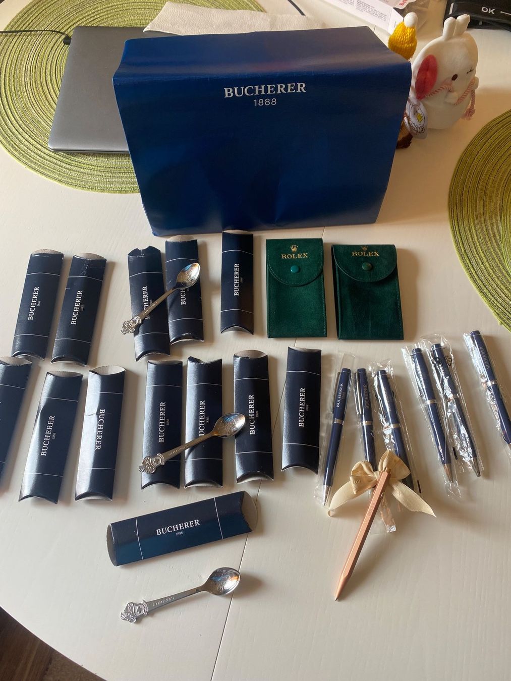 Cucchiai: Rolex Bucherer Lucerne Löffel & Accessoires – Nuovo e nell'imballaggio originale da Buchs AG venduto da tom8