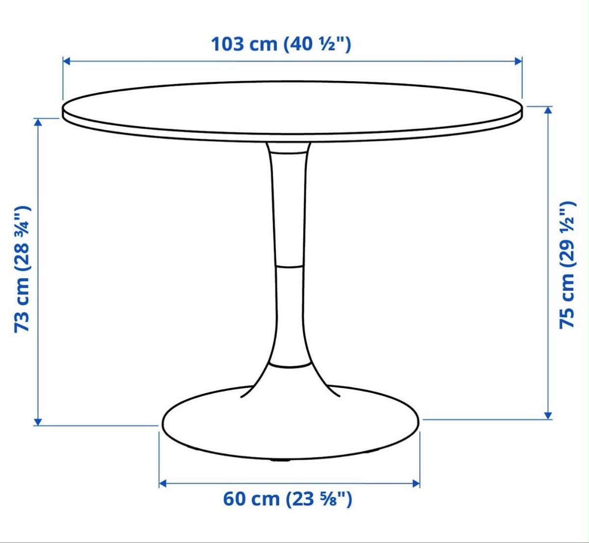 Ikea Tavoli: Table ronde, excellent état  – Usato da Lausanne venduto da niko1815 1