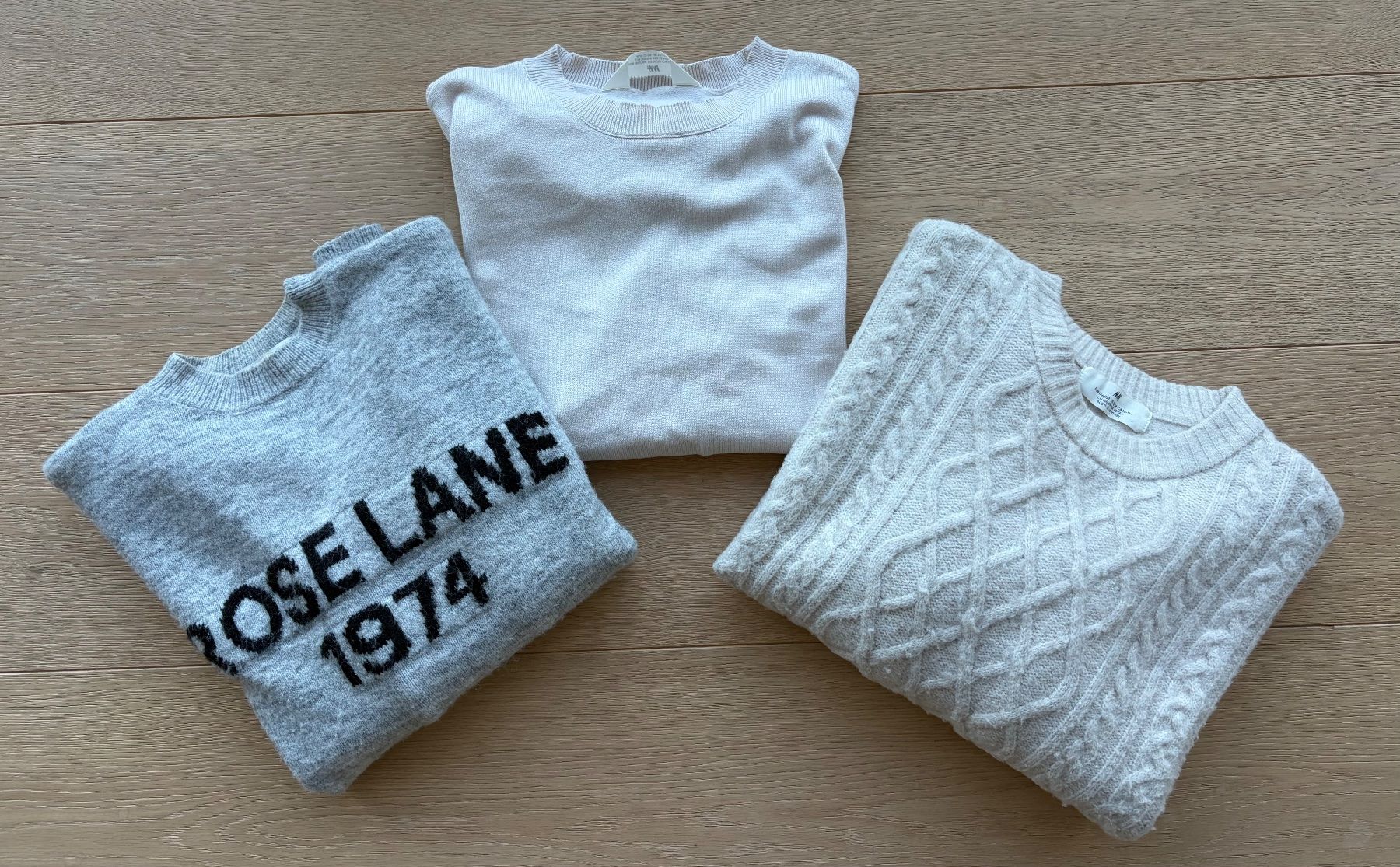 H&M Kleiderpakete & -sets: H&M 3 tlg. Set PULLOVER Gr.158/164 – Gebraucht aus Degersheim von Starkigel