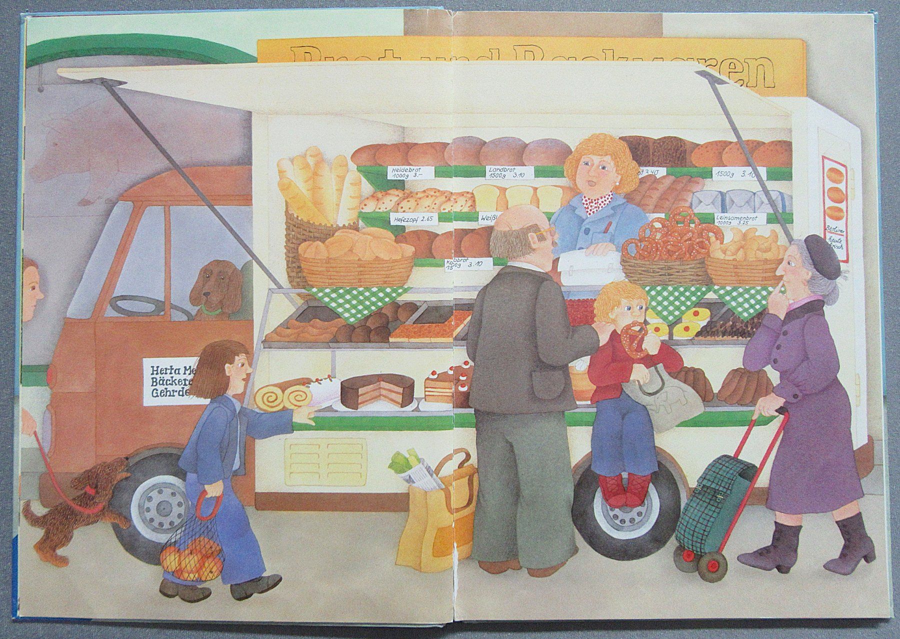 Libri: Auf dem Markt - ein Bilderbuch über den Wochenmarkt – Usato da Auenstein venduto da Padabimbim 4