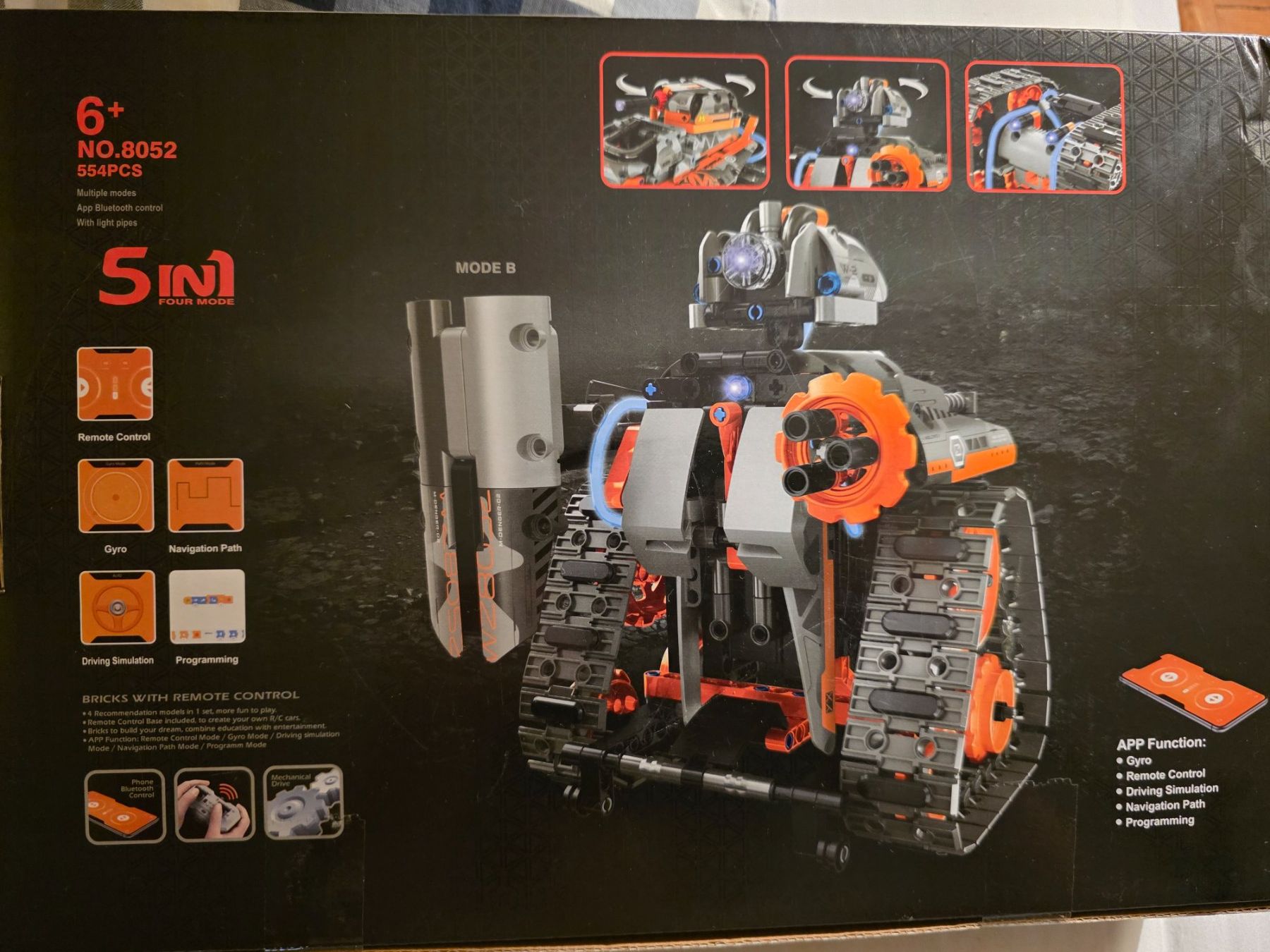 Giocattoli: Joytreky Robotter, NO. 8052, 5in1 – Nuovo e nell'imballaggio originale da Zug venduto da ScarletRose