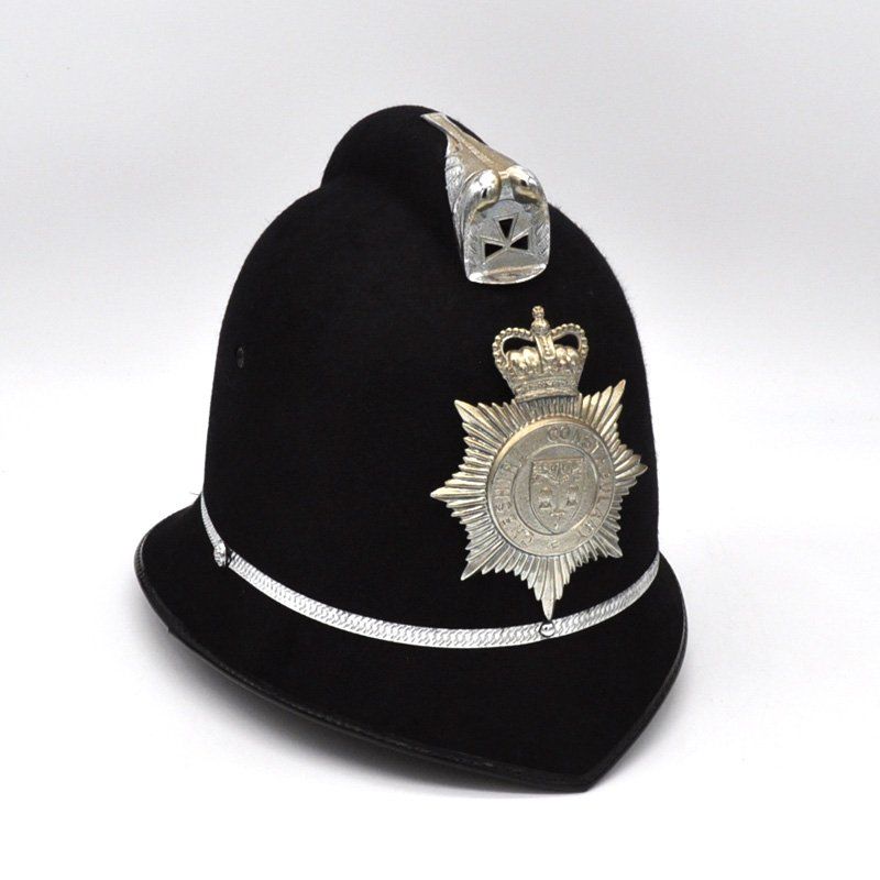 Abiti antichi: Bobbyhelm der Constabulary Cheshire – Usato da Uerkheim venduto da fabulafero 1