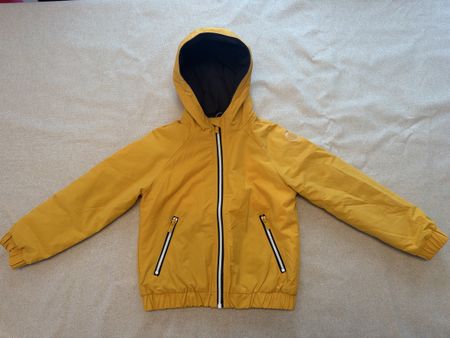 Übergangsjacke Okaidi, Sonnenblumengelb 128cm ungetrage