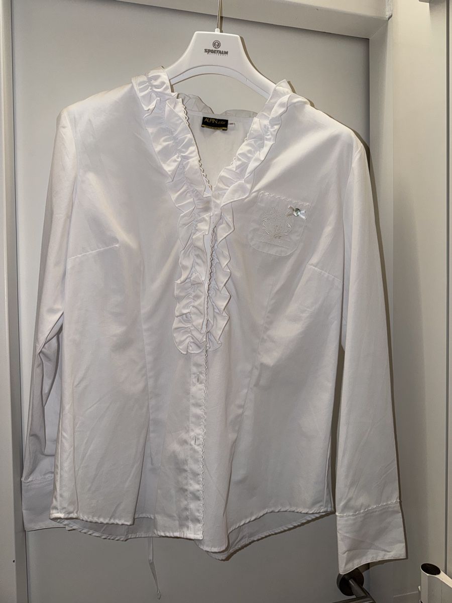 Camicette: Weisse Bluse ALPIN DE LUXE 44 neu – Nuovo (secondo la descrizione) da Dornach venduto da samuti