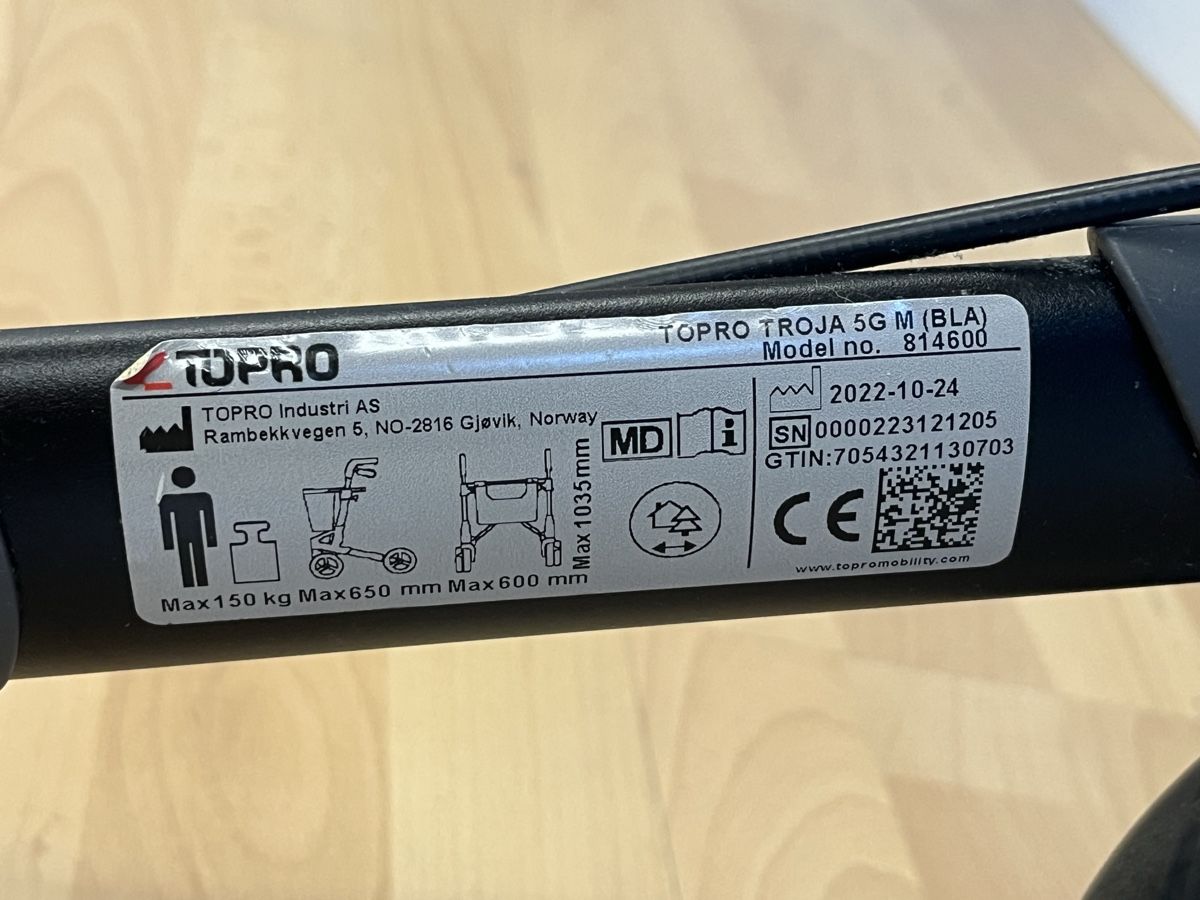 Ausili per la deambulazione: Topro Troja 5G Rollator – Usato da Horgen venduto da Grizzly83 6