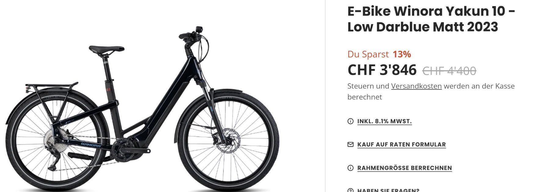 Winora Biciclette: Winora Yakun 10 – Usato da Aarau Rohr venduto da Metabosch 8