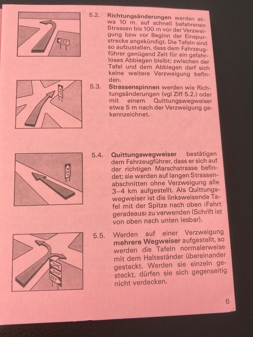 Armi bianche: Faltblatt: Wegweisung - Schweizer Armee – Usato da Brütten venduto da Hst1 3