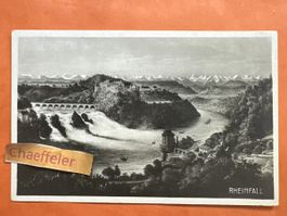 1930 Rheinfall und Schloss Laufen 