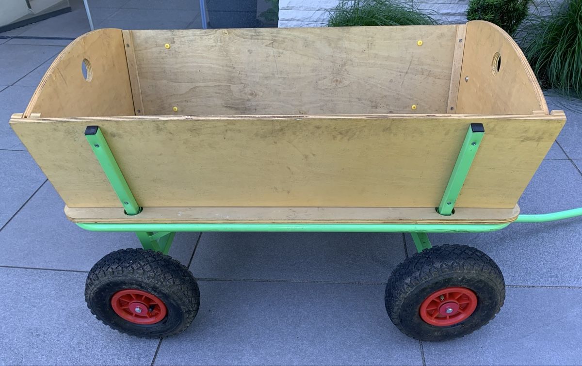 Veicoli per bambini: Bollerwagen aus Holz  – Usato da Esslingen venduto da Gargamel011 4