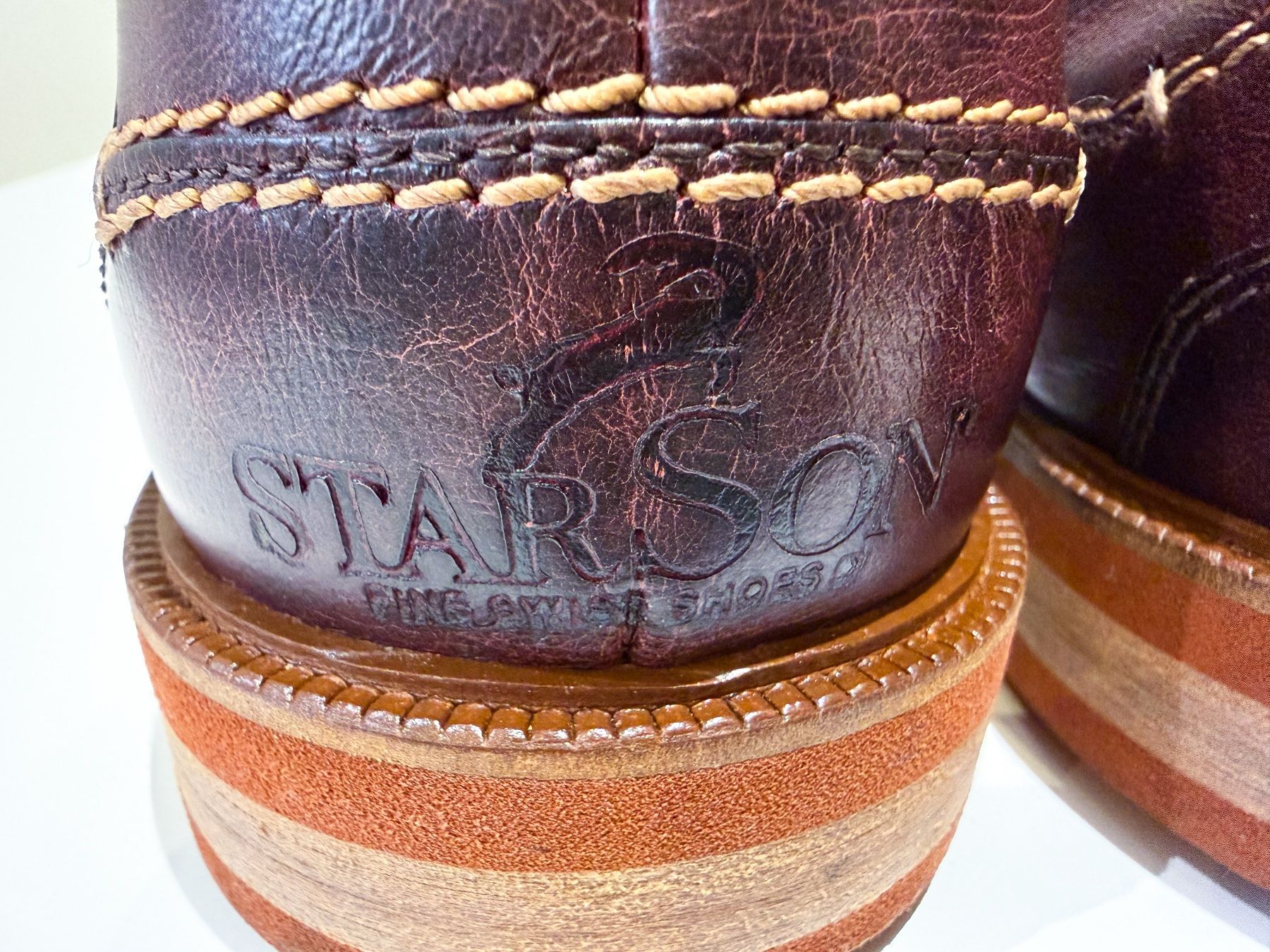 Scarpe da uomo: Starson Derby Schuhe Leder Bordeaux – Grösse 42 – Nuovo (secondo la descrizione) da Dietikon venduto da Angy94 4