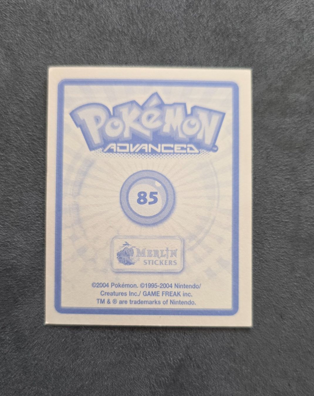 Pokémon Carte collezionabili: Pokémon Advanced Merlin Sticker Topps selten – Nuovo (secondo la descrizione) da Roggwil BE venduto da S_Cards 1