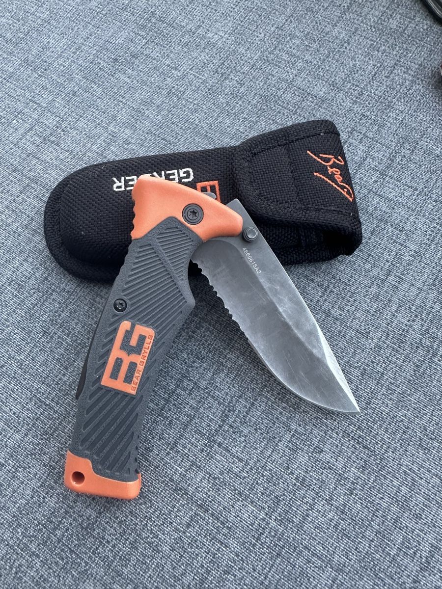 Gerber Taschenmesser: Taschenmesser GERBER Bear Grylls gebraucht mit Hülle – Gebraucht aus Henggart von eli_8plt 1