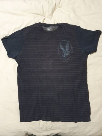 Xdye Shirt Grösse S / 36 Dunkelblau gestreift