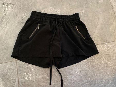 Stoff-Hotpants Farbe Schwarz, Gr. S, Neuwertig