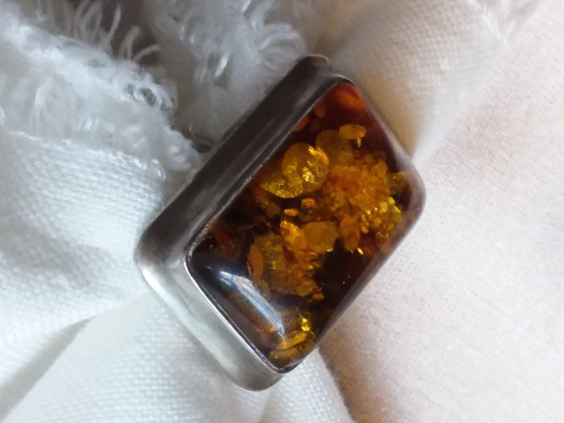 Anelli: Vintage Bernstein Sterling Silber Ring, Grösse 53 – Usato da Zürich venduto da gutsan 7