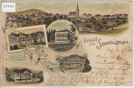 Gruss aus Schwellbrunn - Litho