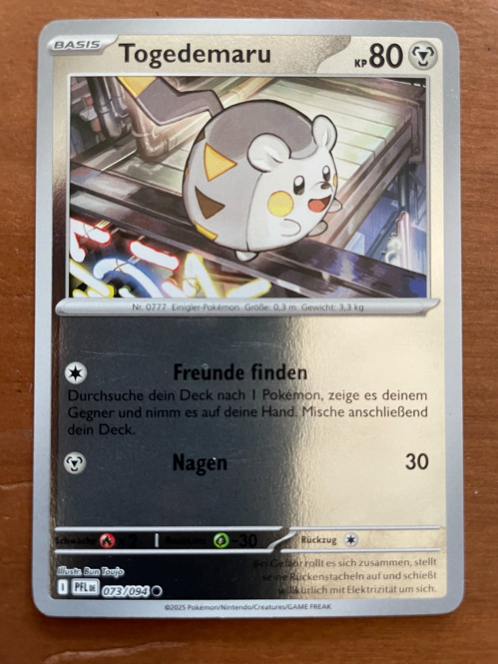 Pokémon Carte collezionabili: Pokemon Togedemaru Reverse (Versand gratis) – Nuovo (secondo la descrizione) da Chur venduto da Angerson